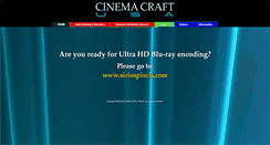 Desktop Screenshot of cinemacraftusa.com